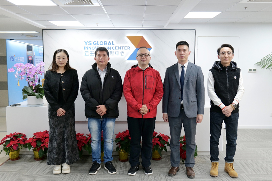 三亚市人力资源集团总经理蔡振飞莅临z6尊龙官方网站全球创新中心走访交流